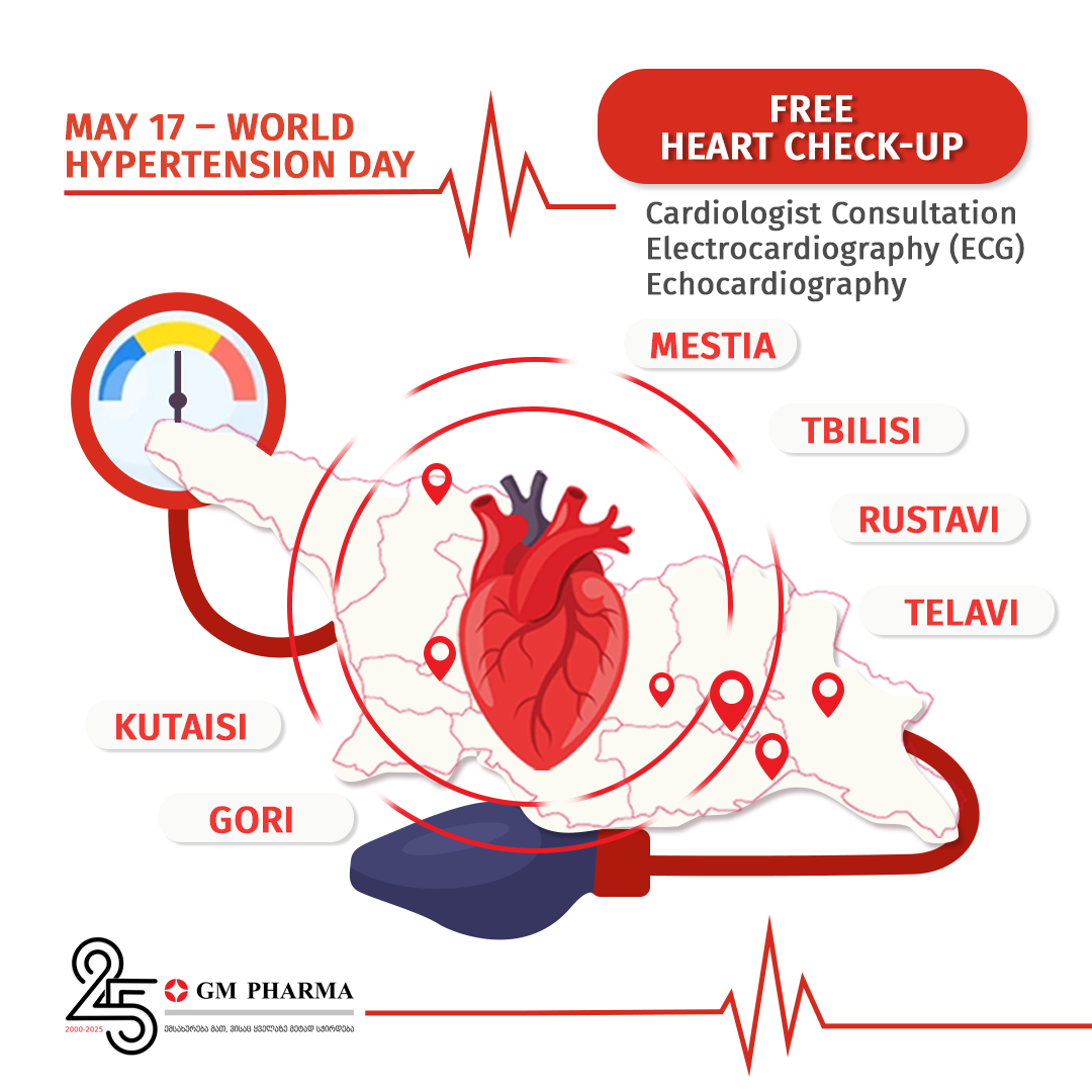 GM PHARMA REAFFIRMS COMMITMENT TO PUBLIC HEALTH THROUGH GLOBAL HYPERTENSION CAMPAIGN